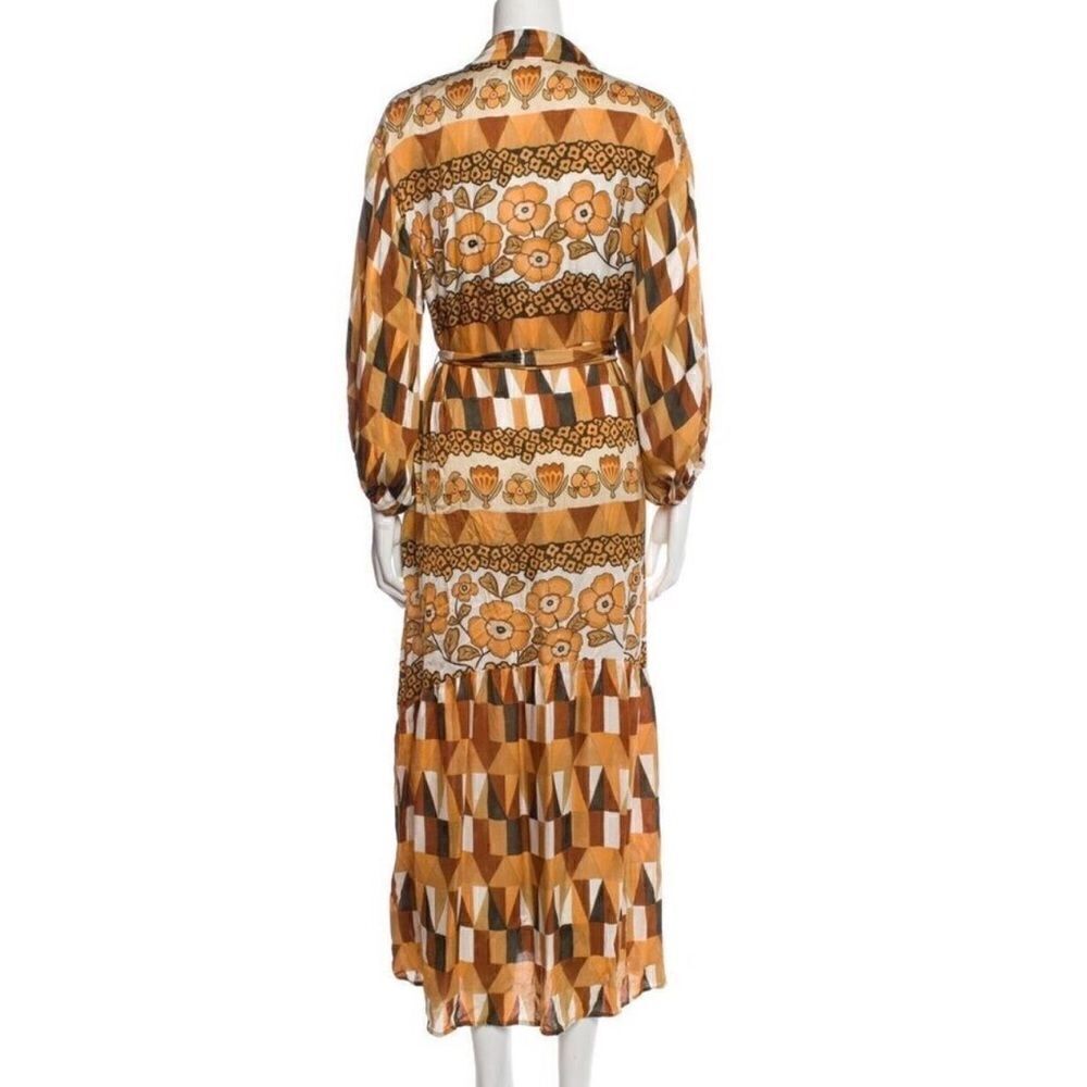 Anthropologie X Carolina K Nico Robe, Rombus Flowers Size M - Picture 8 of 10